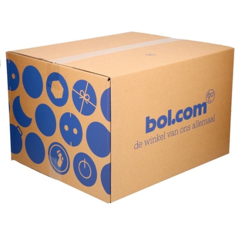 bol.com verzenddoos - 45x38x29 cm - 600 stuks - Amerikaanse vouwdoos - 1 pallet