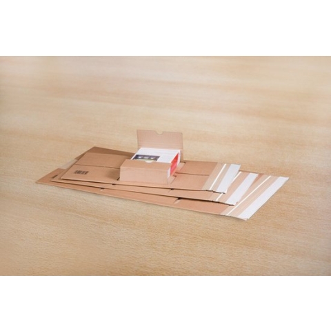 Raadhuis wikkelverpakking - A4 300x220x80mm - bruin - 10 stuks - RD-351157-10