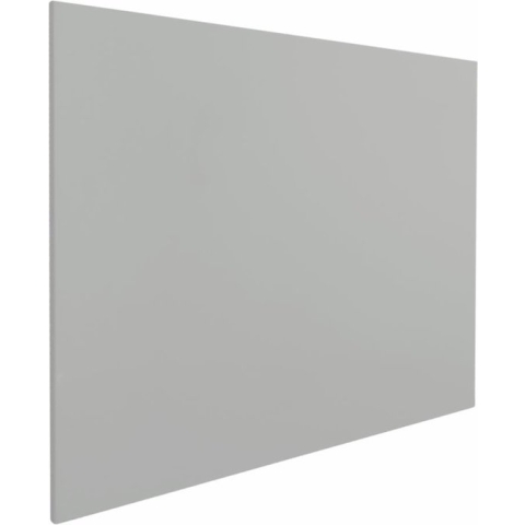 IVOL Whiteboard zonder rand 80x110 cm Grijs - Magnetisch - Frameless
