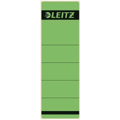 Leitz Rugetiketten, kort zelfklevend Rugbreedte 80 mm, 191 x 61 mm, groen (pak 10 stuks)