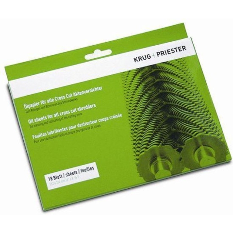 Oliepapier Voor Papierversnipperaar Ideal 9000631 18 Vellen