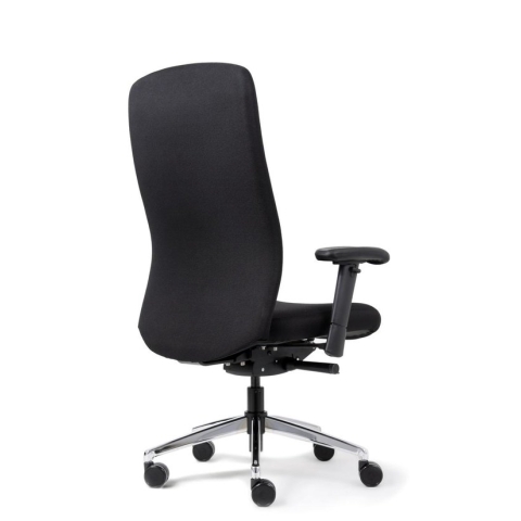 Euroseats - Heavy Duty Bureaustoel - Zwart - Ergonomische stoel tot 150 kg