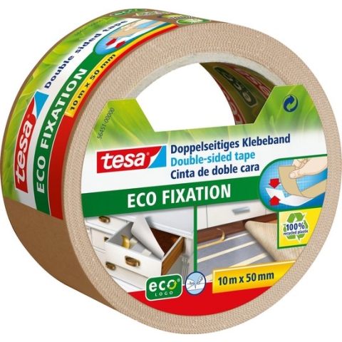 Tesa eco fixation dubbelzijdige tape - 10 m x 50 mm.
