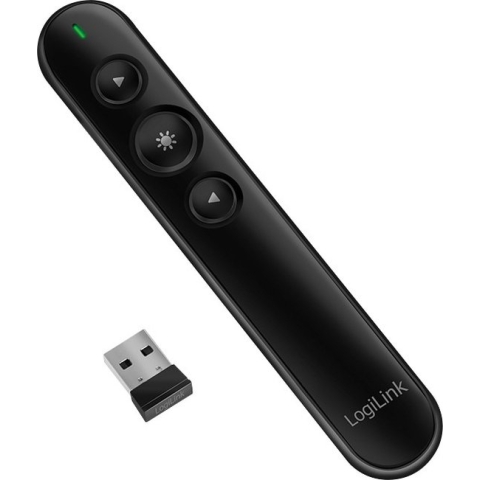 LogiLink Presenter Wireless, 2.4 GHz, Laser Pointer,bis 15m
