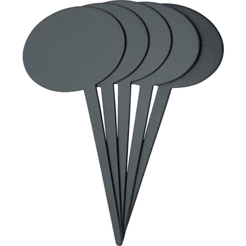 Krijtbord prikkers - set van 5 - bubbel - incl. krijtstift