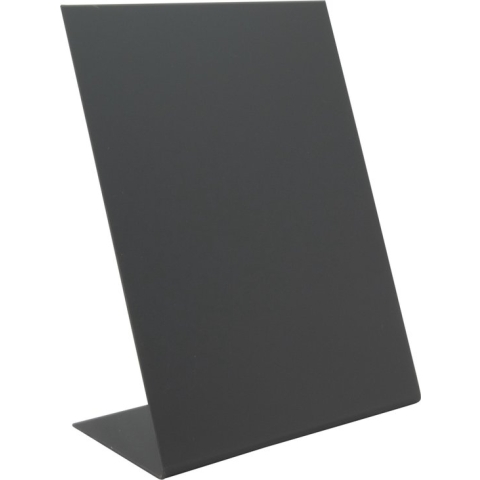 Vertical L-shaped A5 table chalk board. Frosted front with a gloss back - 3 pcs.