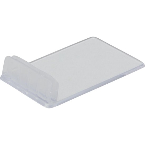 Chalk board tag transparent acrylic stand.  Pack of 10.  Tags not included
