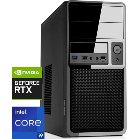 Intel Desktop PC met Core i9 11900F - RTX 3050 - 32GB RAM - 1000GB NVMe M.2 SSD - WiFi - Bluetooth - Windows 11 Pro (DT-372599)