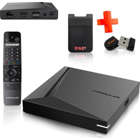 Formuler Z11 Pro Max BT1 + 16GB USB + D'AZ Kaarthouder - Ontvanger - Mediaplayer - IPTV box