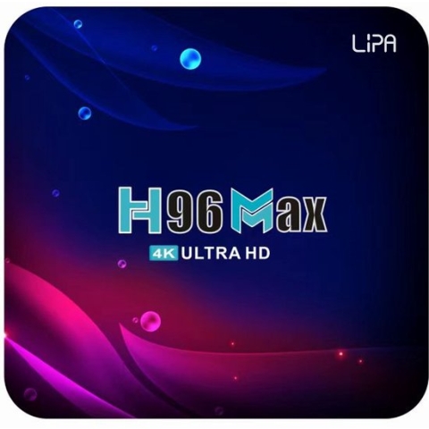 Lipa H96 Max Android Tv Box 2-16 GB Android 11 - Mediaplayer voor tv - media streamer - Tv box Android - Mediaplayer Met Kodi, Netflix en Playstore- 4K decoder - Apps via Playstore en internet - Wifi en ethernet - Dolby geluid - Bluetooth