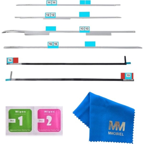 MMOBIEL Zelfklevende LCD-Scherm Sticker Stripset voor iMac 27 inch A1419 - iMac 13,2 inch 2012 - iMac 14,2 inch 2013 - iMac 15,1 inch Retina 5K 2014 medio 2015 - iMac 17,1 inch Retina 5K 2015