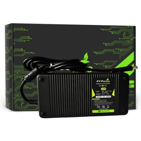 EcoLine - Oplader / AC Adapter - Geschikt voor de Dell Precision M4600 M4700 M6600 M6700 Dell Alienware 17 M17x - 19.5V 10.8A 210W