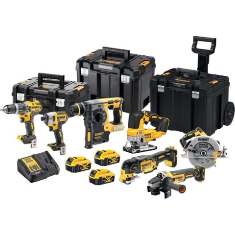 DeWALT DCK755P3T 18V Li-Ion accu 7-delige combiset (3x 5,0Ah accu) in TSTAK - koolborstelloos