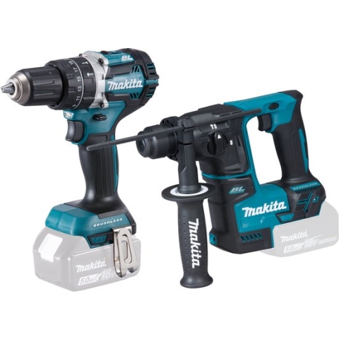 Makita DLX2278 Accu Combiset 2-delig (DHP484 + DHR171) 18V Basic Body