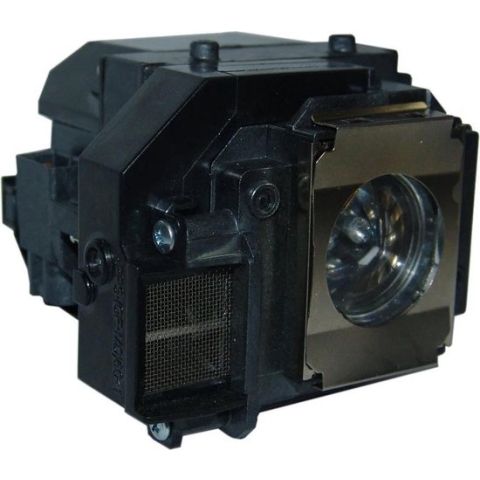 Beamerlamp geschikt voor de EPSON H367C beamer, lamp code LP58 / V13H010L58. Bevat originele P-VIP lamp, prestaties gelijk aan origineel.