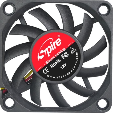 Spire Orion Computer Ventilator | PC | 60 x 10 mm | Koeling PC | Behuizing ventilator | 12V | PC koeler