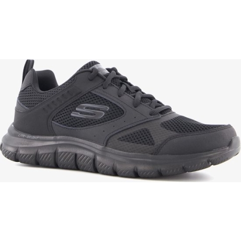 Skechers Track Syntac heren sportschoenen zwart - Maat 43 - Extra comfort - Memory Foam