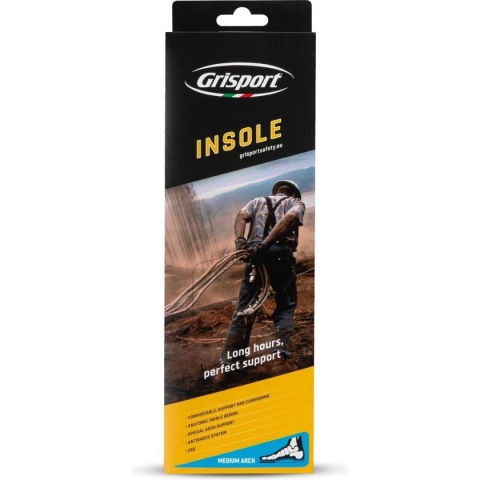 Grisport inlegzolen Medium - Mannen - Zwart - 42