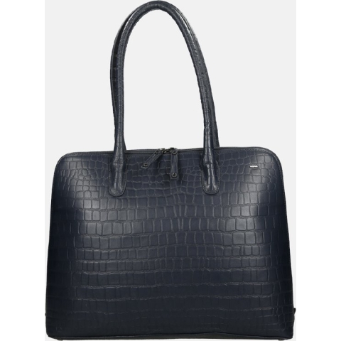 Berba Laptoptas / Werktas / Aktetas Dames - Laguna - 15 inch - Leer - Blauw