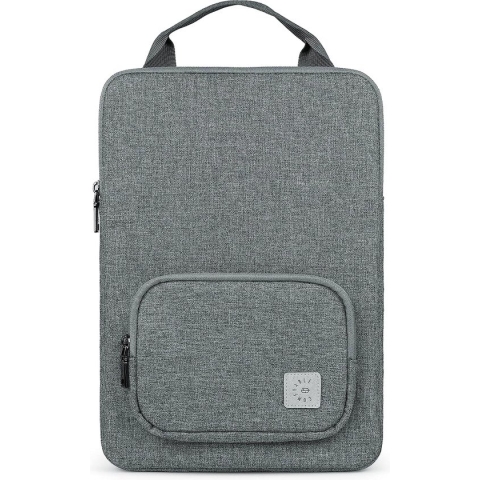 Comfyable Laptoptas 14 inch compatibel voor MacBook Pro 14 inch 13 inch M2 2023 & M1 2021, MacBook Air M2 M1 met handvat en zak, notebookcomputer, draagtas, aktetas, grijs