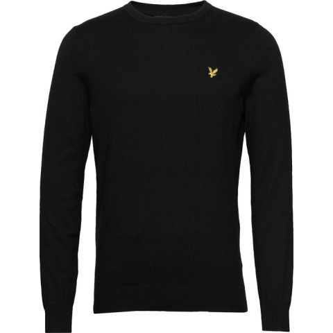 Lyle and Scott - Pullover Merino Zwart - Heren - Maat XL - Regular-fit