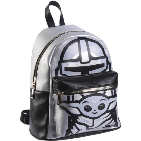 Casual Rugtas The Mandalorian Ziverachtig (22 x 27 x 12,5 cm)