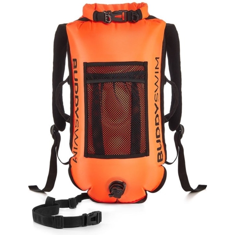 Buddyswim Boei Met Verwijderbare Rugzakriemen 28l Oranje 28L