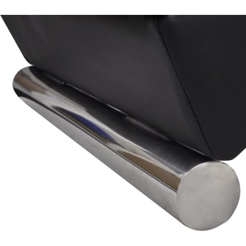 vidaXL-Chaise-longue-kunstleer-zwart