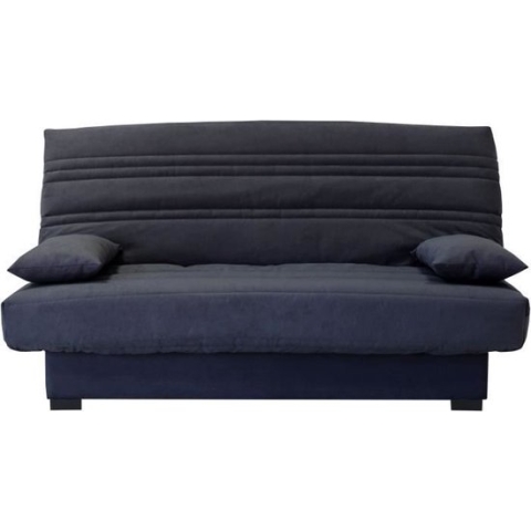 CLIC CLIC klik 3 plaatsen - matras 17 cm - antracietgrijze stof - L199 x D96 x H103 cm - Chloe