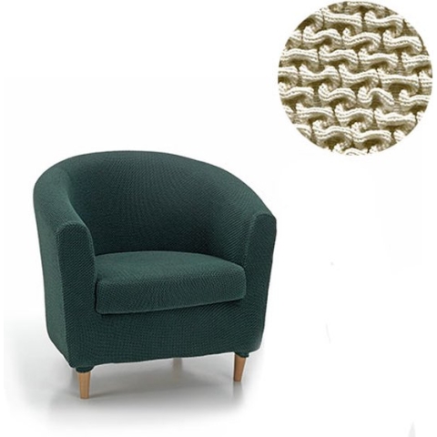 Ronde fauteuilhoes Milan | Ivoor | 70-80cm breed