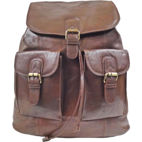 SEDNA leren rugzak Tuscon (choco)
