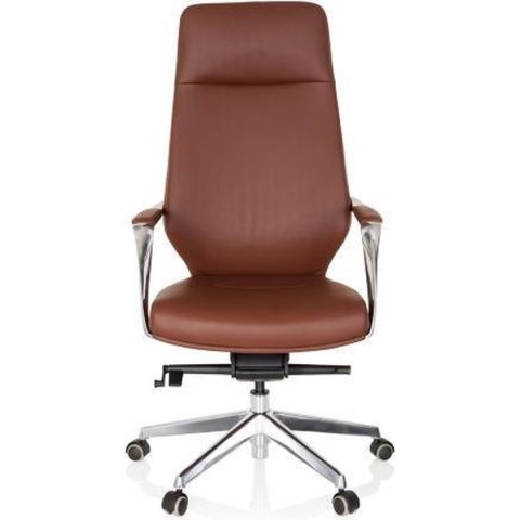 Directiestoel - Met Armleuning - Kunstleder - Bruin - Ergonomisch