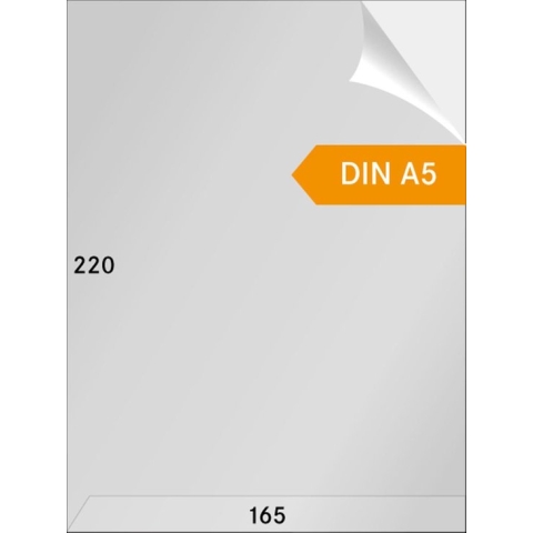 Lindner pergamijn A5 220 x 165 mm (100x) 2 kanten geopend - papier - envelop - envelopjes - zakjes - 100% recyclebaar – glassine