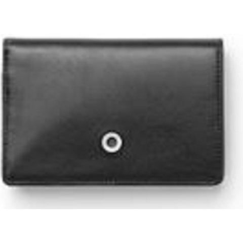 Graf von Faber-Castell business card wallet open smooth Calfskin leder zwart