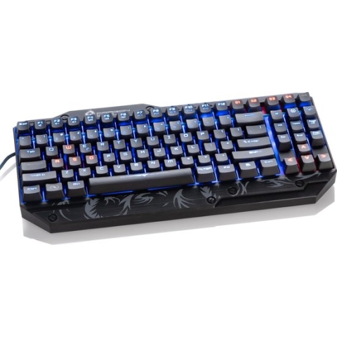 Dragonwar Backlight M-Matador Mechanische Pro Gaming Toetsenbord Qwerty met programmeerbare Macro toetsen. - Zwart