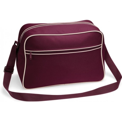 Bagbase Retro Schoudertas Classic Red 18 Liter