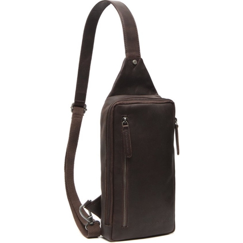 The Chesterfield leren Crossbody Tas Bruin Rotterdam