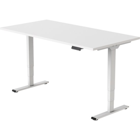 OrangeLabel elektrisch zit/sta bureau Eco frame maat 160x80. Voldoet aan de NEN EN 527. Inclusief wit blad!
