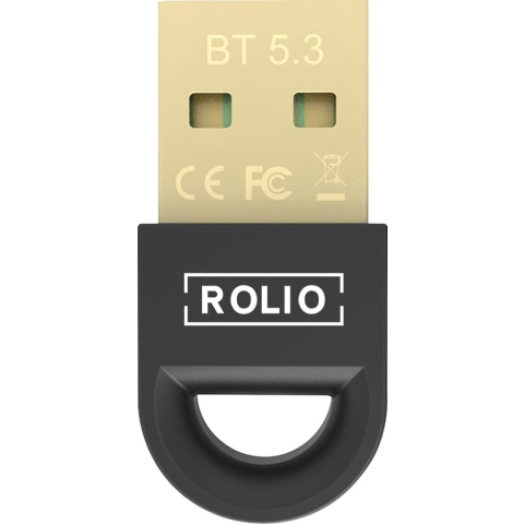 Rolio Bluetooth 5.3 Adapter - Alle Windows versies - Bluetooth Transmitter en Receiver - Bluetooth Ontvanger