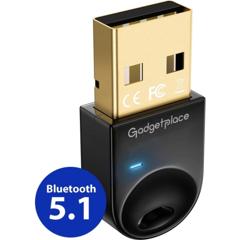 Bluetooth 5.1 Adapter voor PC - Bluetooth dongle - Bluetooth receiver - Windows 11/10/8.1/8/7/XP