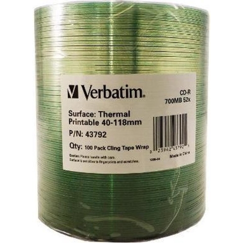 Verbatim 43792 lege cd CD-R 700 MB 100 stuk(s)