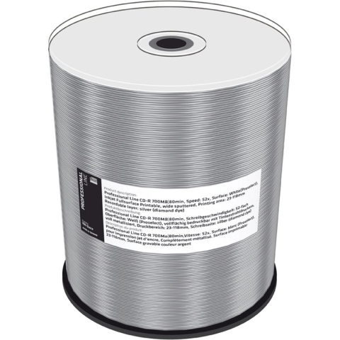 MediaRange CD-R 700 MB Diamant Inkjet Printable ProSelect 100 stuks