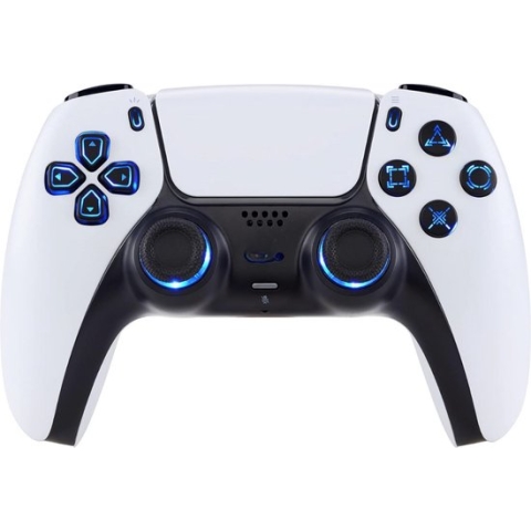 Equivera PS5 Accessoires - Controller Verlichting - Multi-Color Verlichting - Incl. Premium Buttons - Zwart