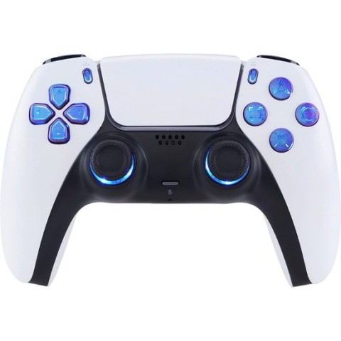Equivera PS5 Accessoires - Controller Verlichting - Multi-Color Verlichting - Incl. Premium Buttons - Paars
