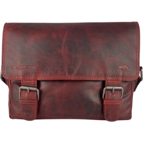 Schoudertassen Vrouw Messenger Bag Schoudertas Dames - Leer - Crossbody - Rood