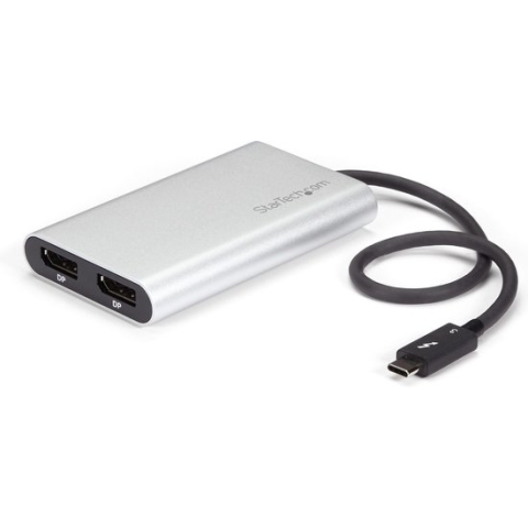 StarTech Thunderbolt 3 naar Dual DisplayPort adapter 4K 60Hz - Mac en Windows compatibel