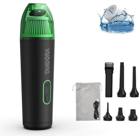 Tandora 2-in-1 Air Duster Pro Plus - Blazen & Zuigen - 90.000 RPM - 7500mAh -Kruimelzuiger - kruimeldief snoerloos - Perslucht - Stofreiniger - compressed air - Oplaadbaar & Draadloos - Stofblazer - auto schoonmaak - computer schoonmaakartikelen