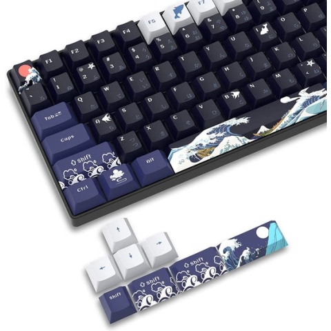 Kanagawa Golf keycap set - 132 toetsen - PBT - Cherry-profiel