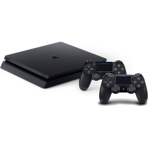 Sony Playstation 4 Slim Console 1TB + 2de Controller - Zwart