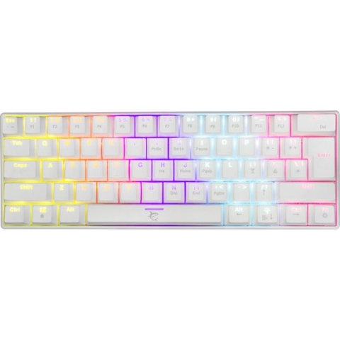 White Shark Shinobi Mechanisch Gaming Toetsenbord LED - Wit US Layout